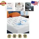 Quilted King Mattress Protector with 21-Inch Deep Pocket - Soft & Durable