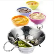 Hand Crank Food Mill Straining Vegetable Strainer for Tomato Potatoes Sauce