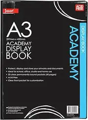 Jasart Academy Display Book with 20 Pocket, Size A3