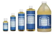 NEW Dr. Bronner's Pure-Castile Soap Liquid Hemp Peppermint All Size Dr Bronners