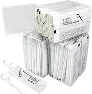 Eyxformula 200 Count Dental Floss Picks Individually Wrapped, Oral Care Flossers for Adults & Kids, Travel Dental Picks for Teeth Cleaning, Tight Spaces Cleaning, Plaque Remover(4 Pack)