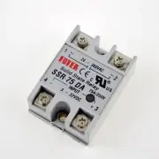 1PCS 24V-380V 75A 250V SSR-75 DA Solid State Relay Module 3-32V DC To AC K9