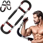 Twister Arm Trainer,60-150lb Adjustable Chest Workout Equipment, Twister Arm Trainer,Portable Power Twister Bar,Detachable Design Fitness Anywhere,Suitable for Camping, Home, Office, Gym