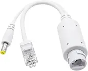 Active 48V to 12V Waterproof Splitter Adapter, IEEE802.3af Compliant for Camera VoIP Phone Technical Gadgets