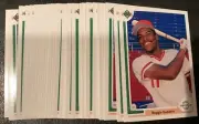 48x 1991 Upper Deck ROOKIE Reggie Sanders #71 Rookie Lot RC Cincinnati Reds Mint