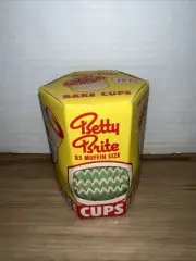 Vintage 1950s Betty Brite 85 Bake Cups/Cup Cake/Muffin Tin Liners NOS