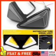Flush Mount Motorcycle LED Turn Signal Light Blinker Indicator Triangle Lamp B