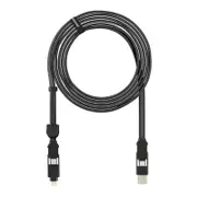 [XLL01R] inCharge XL 3m 100W 6 in 1 Travel Charging Cable Urban Black