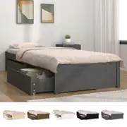 Bed Frame with Drawers 90x190 cm 3FT Single Bedstead Multi Colours vidaXL