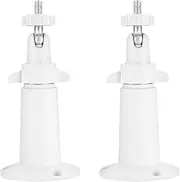 2 Pack Camera Bracket Adjustable Security Metal Wall Mount Compatible with Arlo Ultra, Pro, Pro 2 & Other Compatible Models(White)