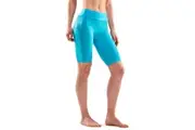 Skins Series-3 Women's Half Tights Cyan Running Activewear