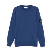 [Stone Island] Stone Island Compass-badge Sweater L BLUE