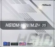 Asrock H610M-HDV/M.2+ D5 Intel H610 LGA 1700 micro ATX (H610M-HDV/M.2+ D5) NEW