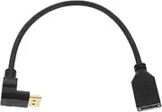 BESTonZON Display Port Extension Cable Video Accessory Male to Female Cable Display Port Male to Female Cord Extension Cord Display Port Cable for Tv Monitor Metal Mesh Braided Shield 4k Gpu