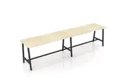 OL Trestle Bar Leaner Table Oak Top