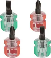 Mini Stubby Screwdriver Set - Ultra Short Pocket Screwdriver for Narrow Spaces,
