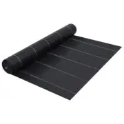 Weed Block Control Mat Barrier Ground Cover Landscape Garden Fabric 2x5m Black