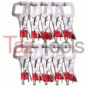 10Pack 6 Locking C Clamp Pliers With Grip Swivel Pads Forged Vise Clamp Set