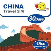 Free Test Data 200MB 1Day in UK | Happy China 30 Days Unlimited Data Travel Sim Card | No Daily Limit | 15GB of 4G LTE High-Speed Data Then 128kbps | Support Whatsapp, Facebook, Google and More