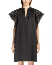 Max Mara Studio 2 Astor Ruffle Sleeve Mini Dress