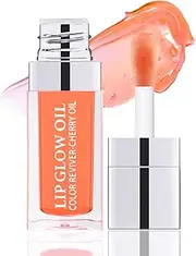 Hydrating Lip Oil, Clear Lip Gloss Plumper, Lip Balm for Dry Cracked Lips,Long Lasting Lip Moisturizer Oil for Smoother Lip