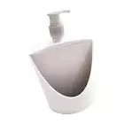 Dish Soap Dispenser and Sponge Holder Compact Liquid Pump Bottle for Bar