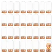 32Pack 15ml Glass Jars Decorative Bottles with Cork Stoppers Display Dome Gla...