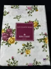 Royal Albert Old Country Roses England Rectangle Tablecloth 60”x 84” New