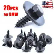 For BMW Hex Head Metal Screw Undertray Cover Shield Fender Liners 4.8x16mm 20PCS (for: BMW)