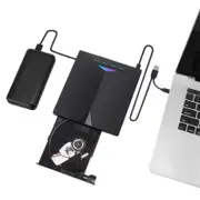 External CD/DVD Drive USB 3.0 Type-C Portable Slim Burner Writer