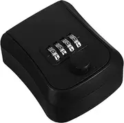 jojofuny House Key Lock Box with Code Wall Mount Key Storage Resettable Combination Lock for Home Office and School Use