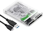 2.5-Inch SATA to USB 3.0 Tool-Free External Hard Drive Enclosure Adapter Case, T
