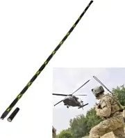Tactical VHF/UHF Walkie Talkie Antenna For Wouxun Baofeng BF-F8HP UV-5R