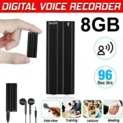 Digital Voice Activated Recorder Mini Sound Audio Recording Device 8GB 16GB