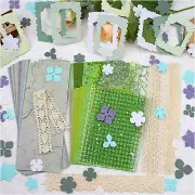 94PCS Textured Paper Lace Mesh Embellishments for Crafts, Card Making, Decorativ
