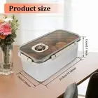 Bread Container 304 Stainless Steel Bakeable Bread Box Time Recording teTnG