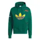 Adidas C Badge Hoody 男款 綠色 休閒 三葉草 連帽 帽T 長袖 上衣 IL2354