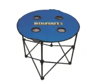 Bigfoot Portable Folding Table Cup Holders & Storage Bag Camping Picnic Event