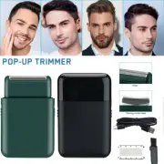 Men Mini Travel Trimmer Electric Shaver Wet Dry USB Rechargeable Portable Razor