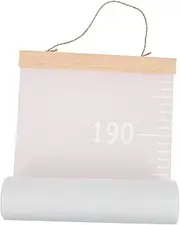 BESPORTBLE Height Measurement Ruler Removable Growth Chart for Easy Wall Installation Canvas Height Growth Chart Ruler for Boys and Height Tracking