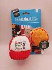 Bark Box Little Nero Pizza Party Home Alone Plush Christmas Holiday Dog Toy XS/S