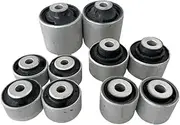 New Front Suspension Control Arm Bushing Kit Compatible For A6 C6 Avant Allroad 2005-2011 4F0407183C 4E0407182C 4E0407181B 8D0407515C