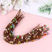 50 PCS Garland DIY Berry Stems for Vase Artificial Flower Rattan