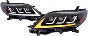 Car Lights Compatible For Toyota Sienna Headlight 2011-2019 LED Projetor Head Lamp Daytime Running Light Automotive Accessories