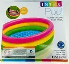 New INTEX Kiddie Baby Pool Sunset Glow Inflatable 34" x 10" 1 - 3 years 58924P