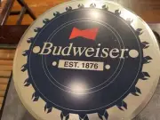 Budweiser Vintage Caps, In Metal Tin Can￼