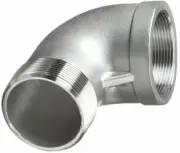 4" NPT 304 Stainless Steel Street Elbow Pipe 150 Threaded Fitting