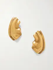[KHAITE] KHAITE - Amato Gold-tone Earrings - One size One size Gold