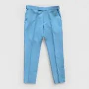 NEW men’s TOM FORD Atticus Wool turquoise suit Dress pants 56 R
