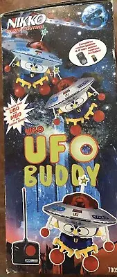 NEW NIKKO REMOTE CONTROL UFO BUDDY FAO SCHWARZ EXCLUSIVE SPACESHIP & ROBOT